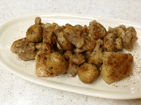 ♡◎鶏肉のレモンペッパー炒め