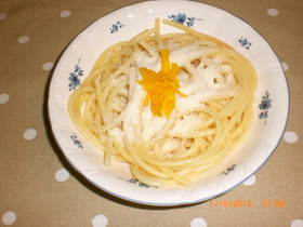 柚子パスタ