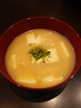 郷土料理① 甘いお味噌汁