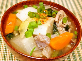 yanana家の豚汁