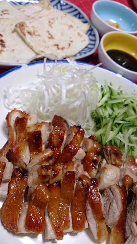 美味！簡単！白ネギと鶏肉の北京ダック風♡