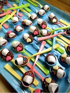 バレンタインに☆スプーンチョコ