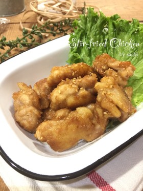 お弁当にも！鶏肉の香ばし胡麻照り焼き