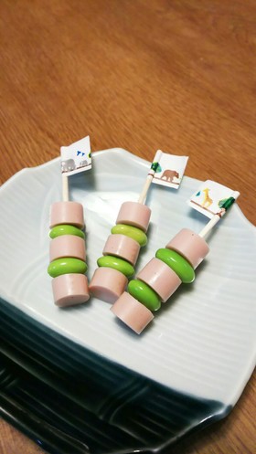 お弁当に♪　枝豆ギョニソー