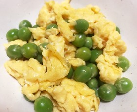 えんどう玉子とじ　簡単で美味しい♡