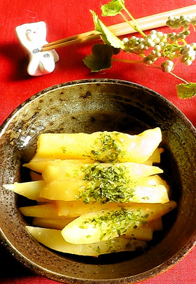 レンジで簡単♪味噌バターポテト☆